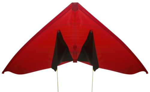 Vogelscheuch-Deltadrachen 110cm Rot