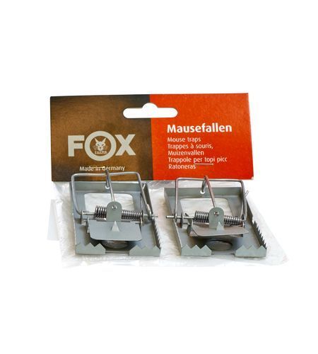 FOX Mausefalle Metall DEUFA 4er Set